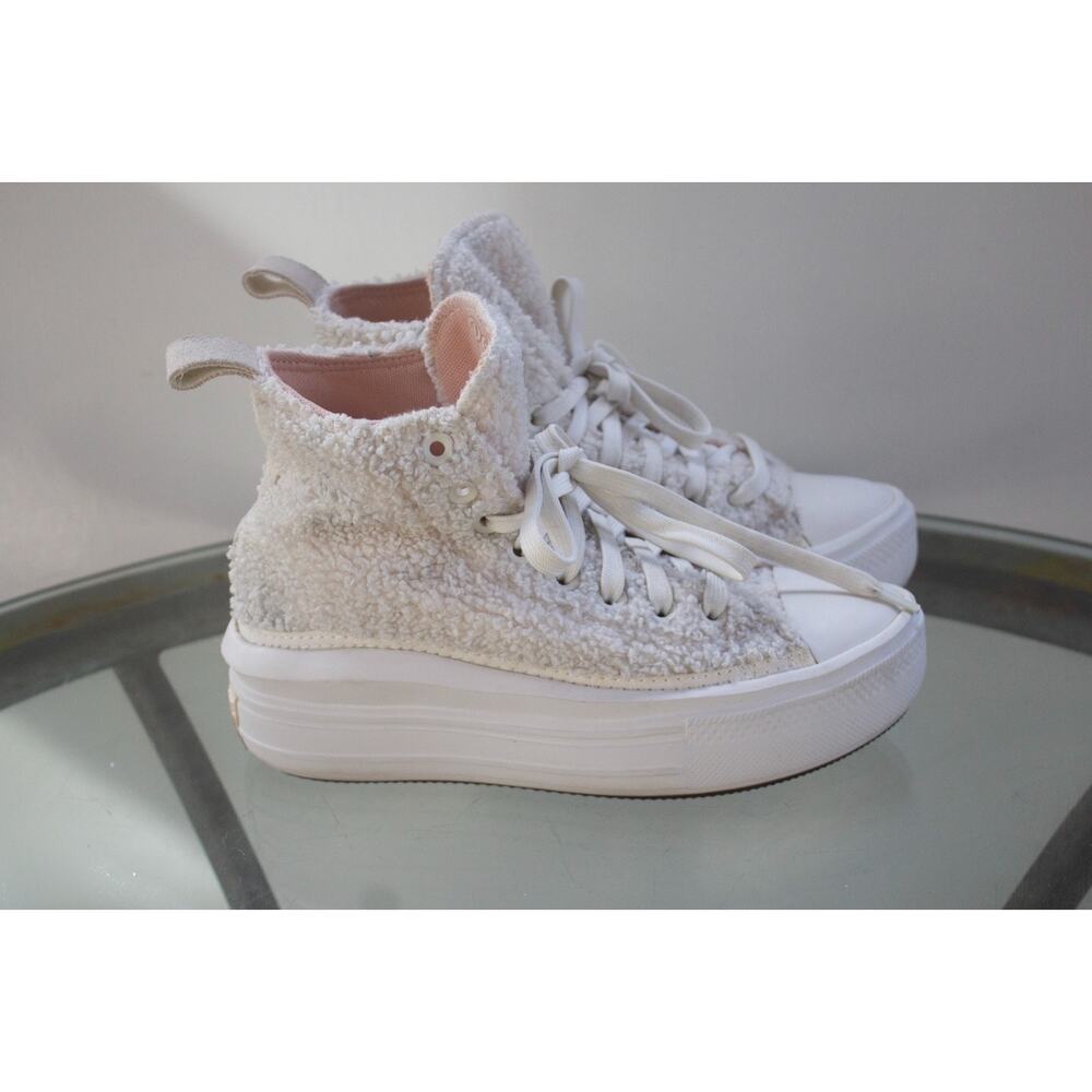 Chuck Taylor All Star Move High Perfect Is Not Perfect Egret 573074C Size 5.5
